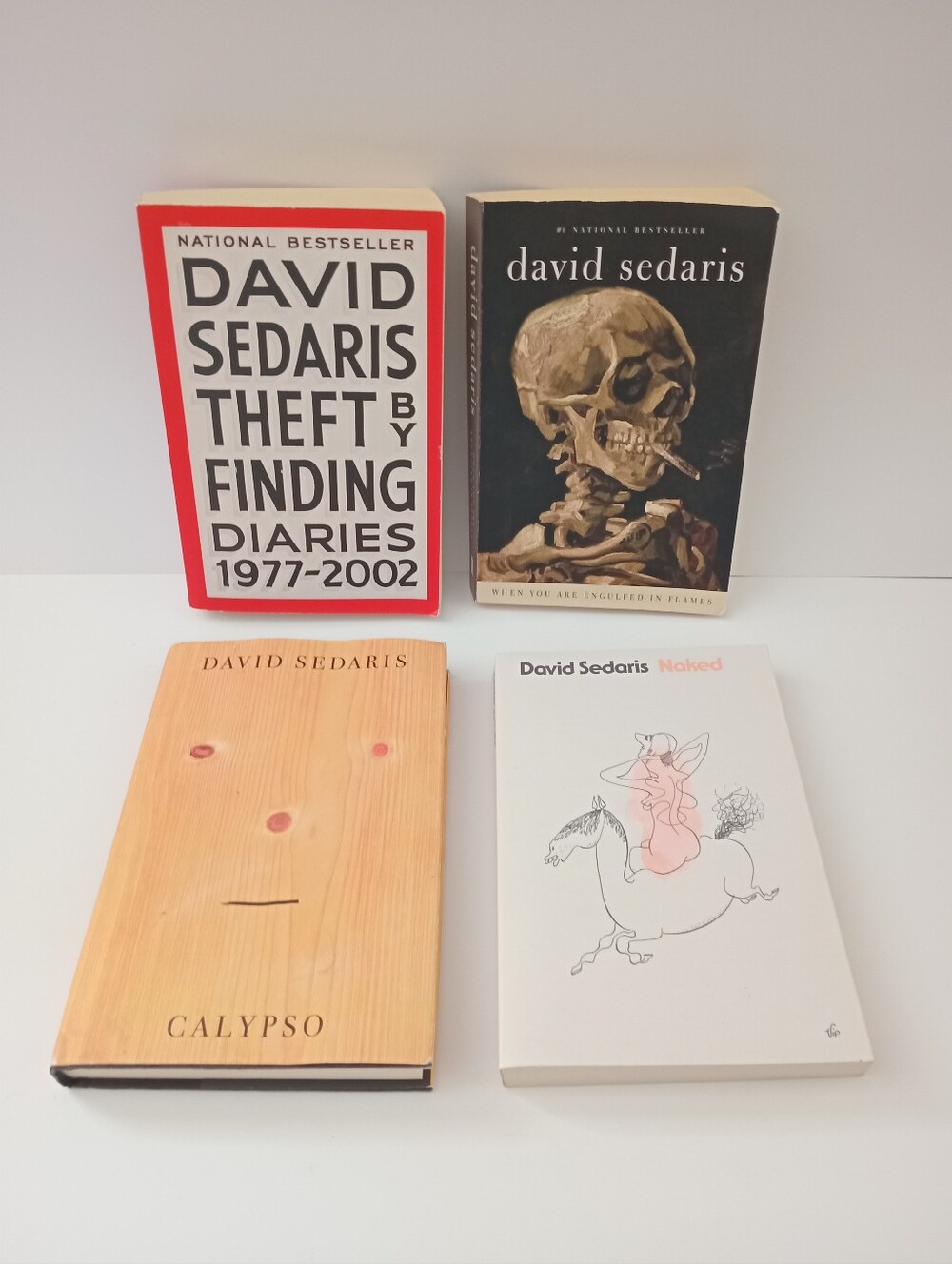 David Sedaris 4 Book Bundle Calypso Naked Theft by Finding Essays Humor